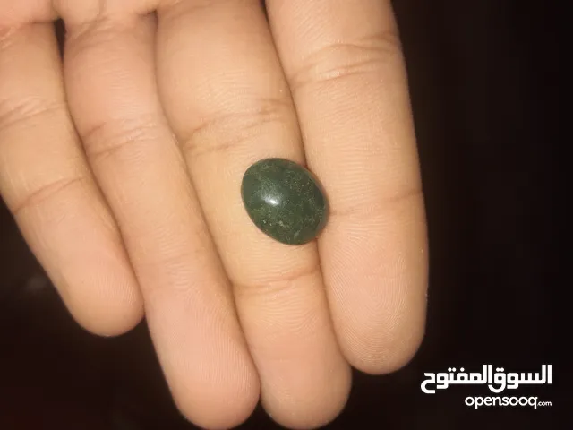 عقيق يماني لون اخضر حبه اصلي عرطه