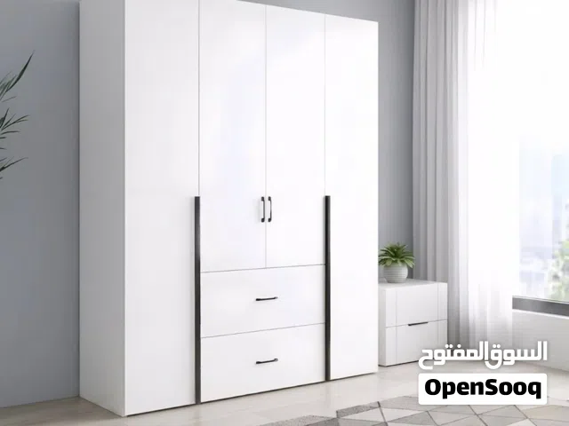 كنتور 4 باب بتصميم بسيط ،خشب بلوك سمك 16 ملم ، كوالتي عالي ،