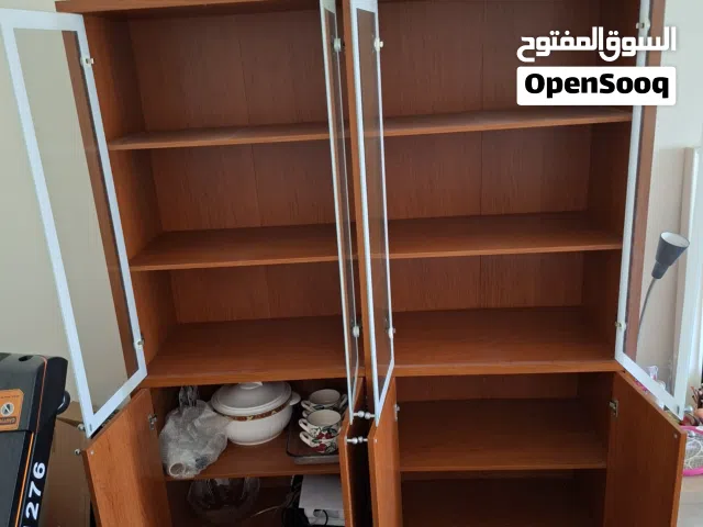 2 pcs brown cupboards for sale in ajman