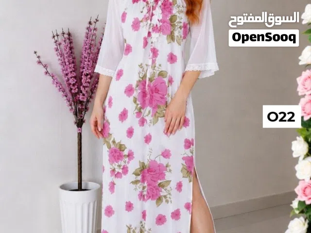 دشداشة طويل ردن شيفون