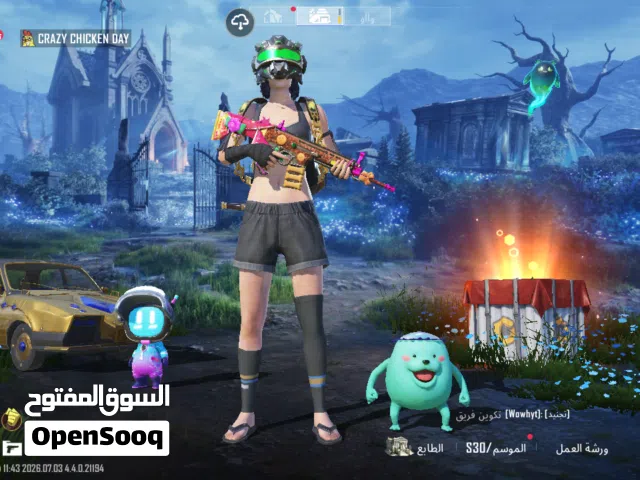 حساب ببجي للبيع