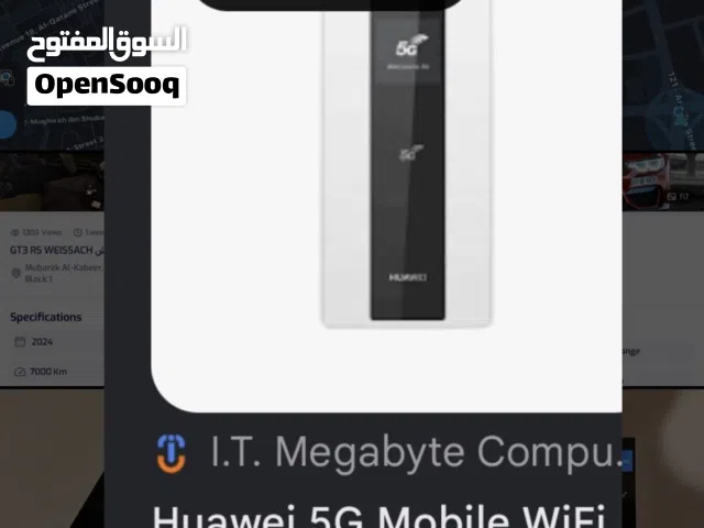 Unlocked Huawei 5G Mobile WiFi (E6878-870) portable router new