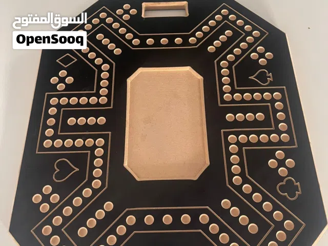 لوح لعبة داما ( جيكارو ) خشبي فاخر