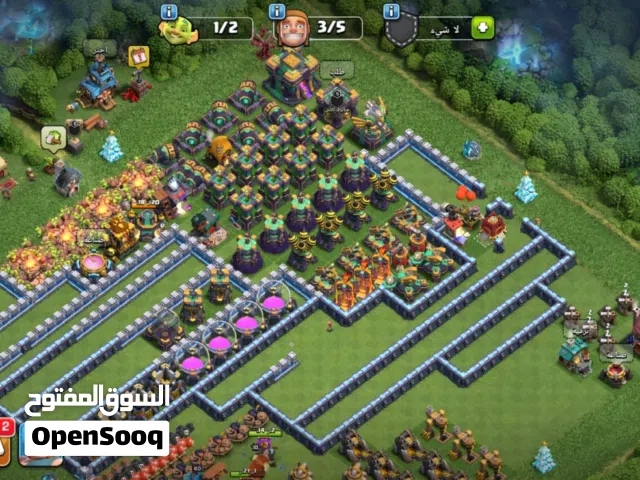 حساب كلاش اوف كلانس تاون 14 فول ماكس بسعر اللقطه عشان محتاج فلوسه