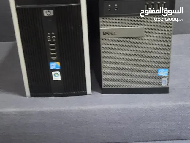 جهازين كمبيوتر كيسات فقط DELL و HP