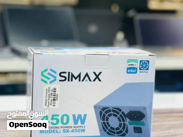 Brand New Simax 450W Power Supply in Oman  Stable power  Quiet cooling