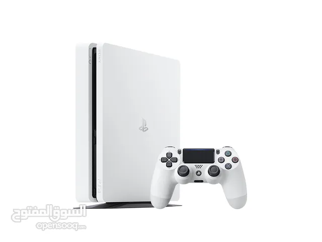 ps4 pro 1000g  ربي يبارك لون ابيض