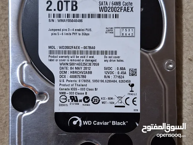 2TB hdd  for sale