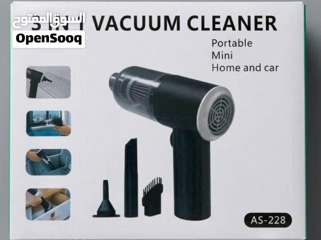 AS-228 Portable 3-in-1 Mini Vacuum Cleaner Rechargeable Handheld Vacuum for Home & Car