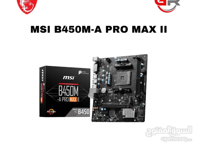 MSI B450M-A PRO MAX II AM4