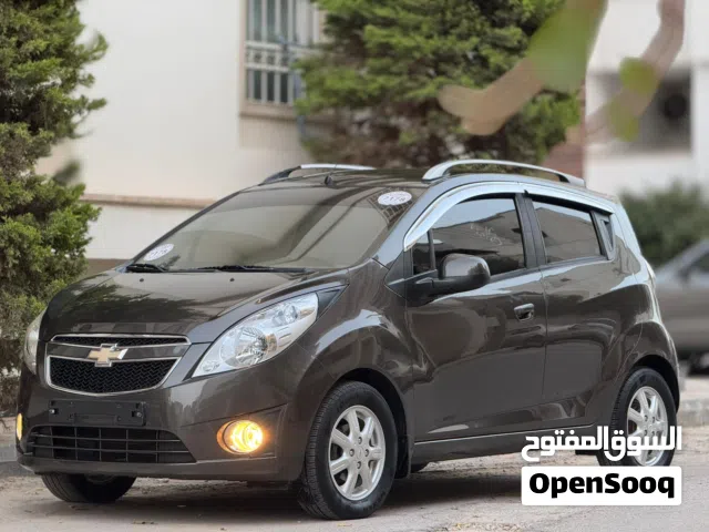 شفرليت سبارك  2012 استيراد كوري كيف واصلة ليبيا ماشية140الف كيلو مشي اصلي بي كود