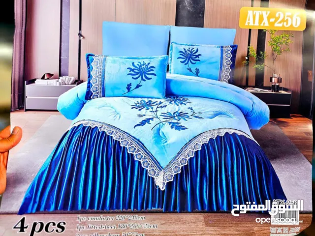 لحاف نفرين  فقط  القياس 220×240 سم لحاف + تلبيسة + وجه مخدة 2