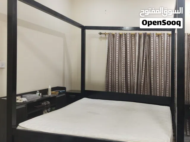 wooden strong King size bed (like new)