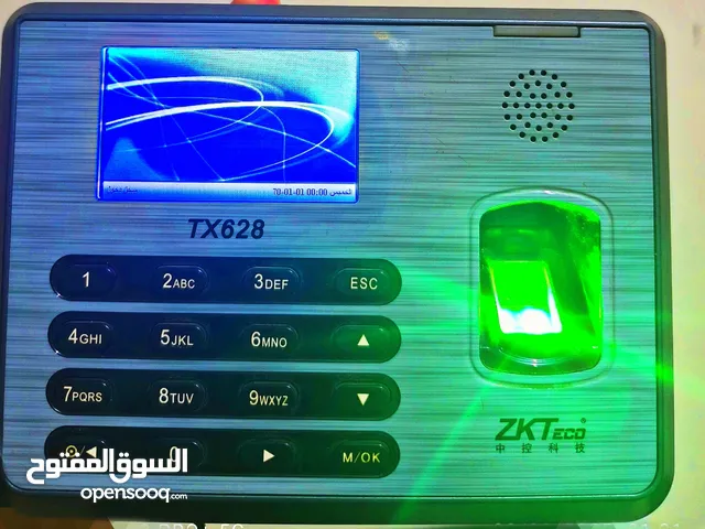 جهاز بصمة _ ZKT ECO TX628 _ الاصلي لمن يريده يتواصل معنا ، الجهاز شبه جديد تماما ونظامه نظام فخم....