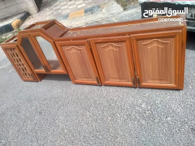 خزانة مطبخ المنيوم ست درف علوية بحالة ممتازة