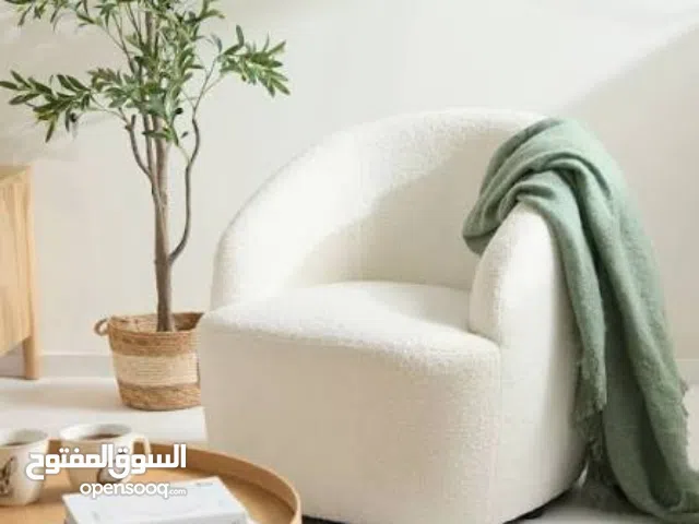 كرسي غوينيث باللون العاجي كرسي صوفا كرسي اثاث منزلي جلوس home furniture sofa أريكة chair office sofa