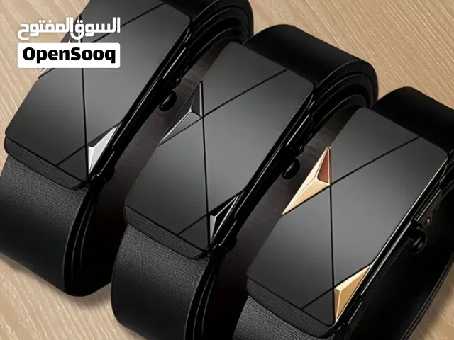 أحزمة رجالية - جلد صناعي جودة عالية ( توصيل مجاني لجميع المناطق )