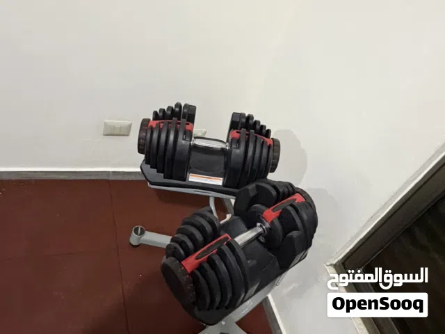 دمبل قابل للتعديل (زوج) مع ستاند للبيع