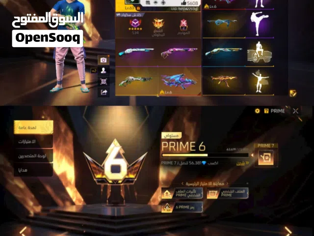Free Fire Accounts and Characters for Sale in Cairo