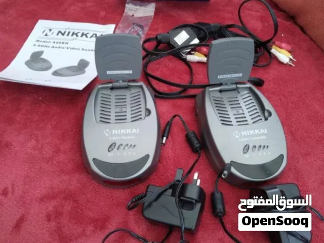 ناقل أشاره فيديو صوت وصوره من اي مصدر مثل رسيفر كاميرا فيديو DVD وغيره جهاز قطعتين جديد تماما كرتونه