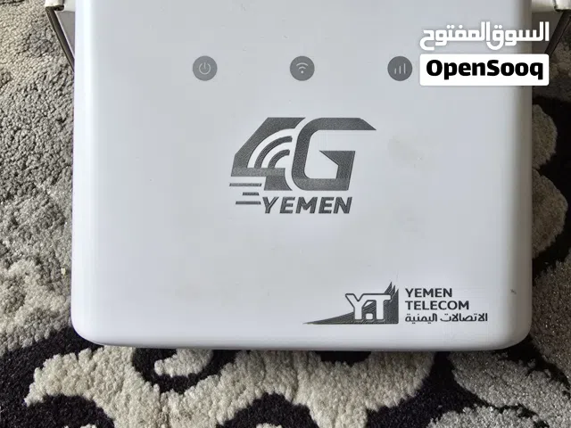 مودم يمن فورجي مستخدم شبه جديد سبب البيع وجود نت ارضي