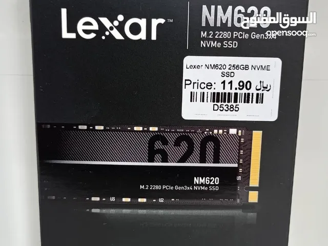 Lexar NM620 NVMe SSD 256GB - Brand New