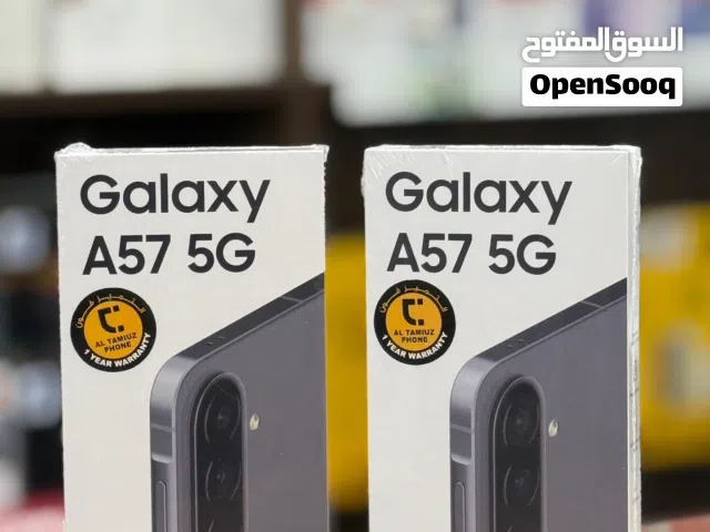 SAMSUNG A57 5G 8/256GB جالكسي A57 5 جي ذاكرة 256 رام 8 جديد