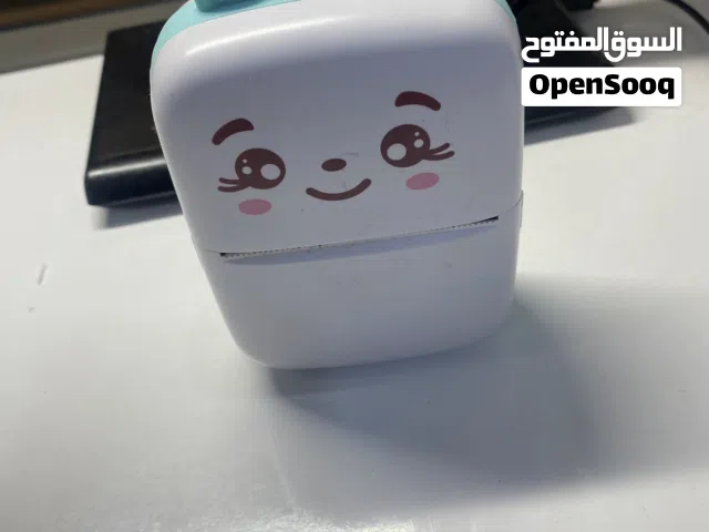 طابعة ستكرات مع رولات ورقية لاصقة+عادية