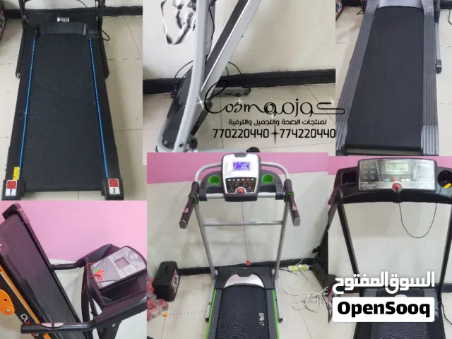 جهاز جري كهربائي ناقصه الكرتون شبه جديد نظيف كرت