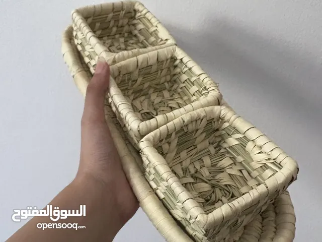 Hand made with palm leaf