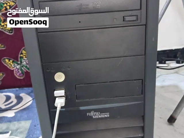 كمبيوتر مكتبي Fujitsu كامل لكن بدون شاشة+ ملحقات نظيفة ابيع كلمن وسعره فا ما اطيح من السعر