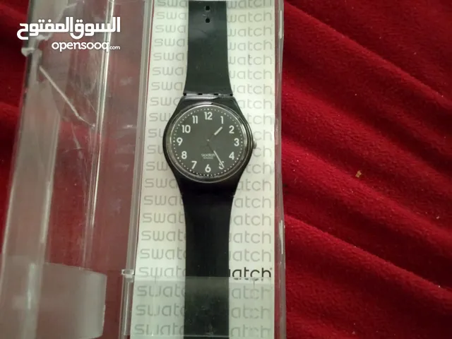 ساعه سواتش لون اسود بسعر 32د