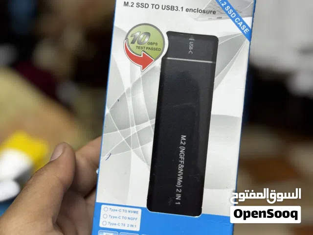 راك هارد M.2 SSD سرعة فائقة (يدعم NVMe و SATA) - جديد