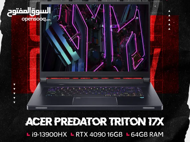 Acer Predator Triton 17x RTX 4090 , i9 13900Hx - لابتوب جيمينج من ايسر !