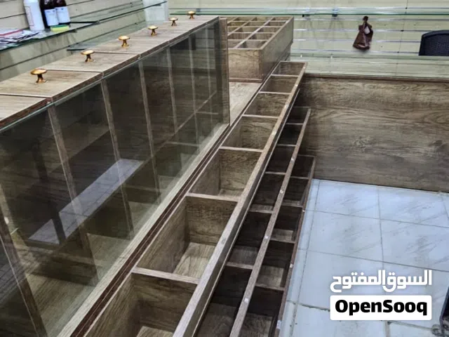 كاونتر محل عطارة تفصيل خشب لاتيه نخب