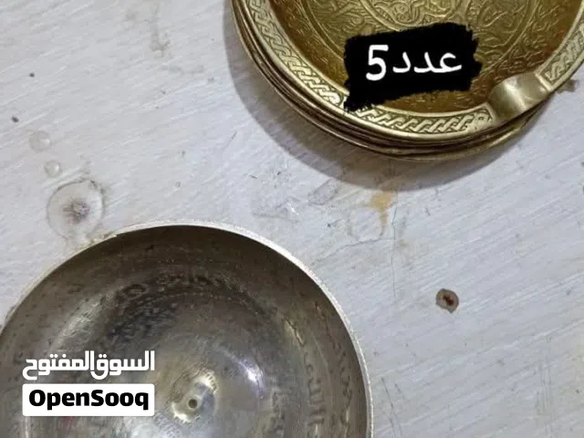 خمس مكتات نحاس احمر قديم