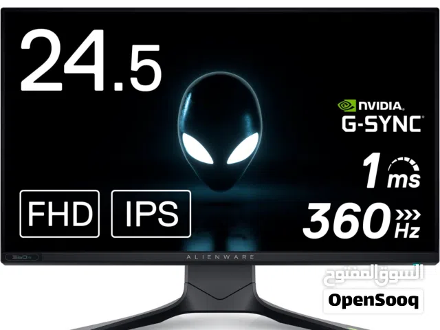 25" Alienware monitors for sale in Farwaniya
