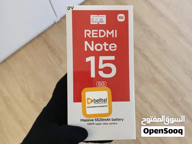 Brand New Redmi Note 15Pro 5G 8+256GB