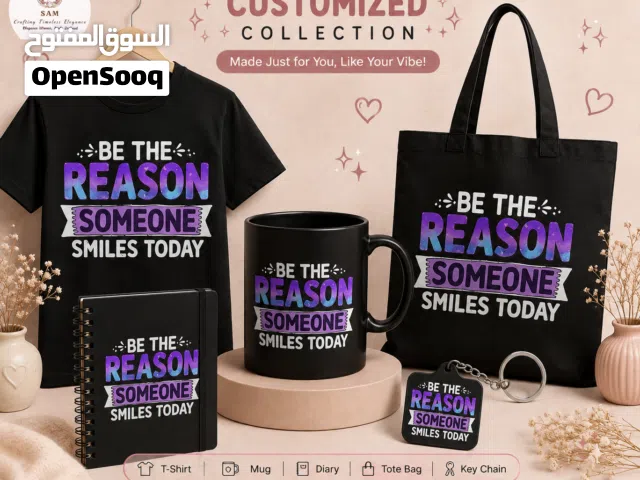 customized totte bag key chain shirt car hanging pouch dairy mug