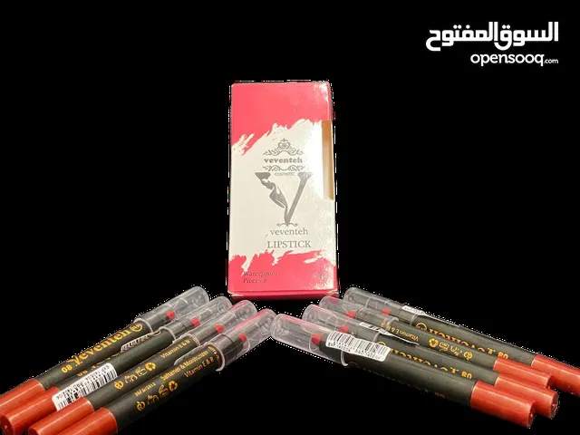 رژ لب( ماتیک) برند وونته مدل 08 رنگ زرشکی بسته 8 عددی