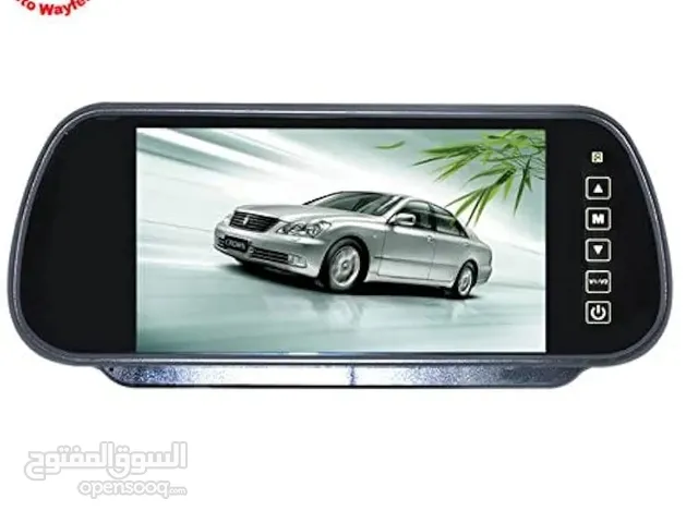 كاميرا خلفية بشاشة مرآة شاشة كاملة وشبك بدون اسلاك خلفية