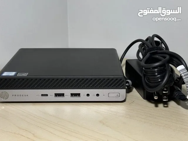Slightly use Mini PC Model:Prodesk SSD 500 NVME 16- GB DDR4 RAM - Win-10 orginal adapter