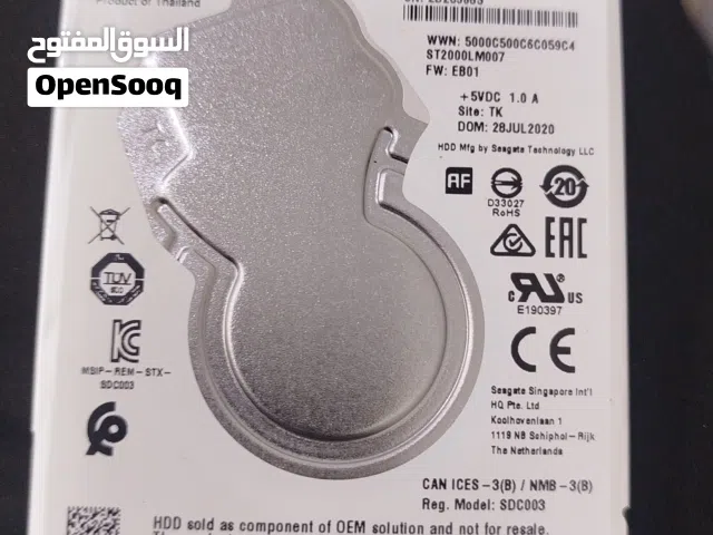 يركب للسوني والابتوب HDD 2 تير