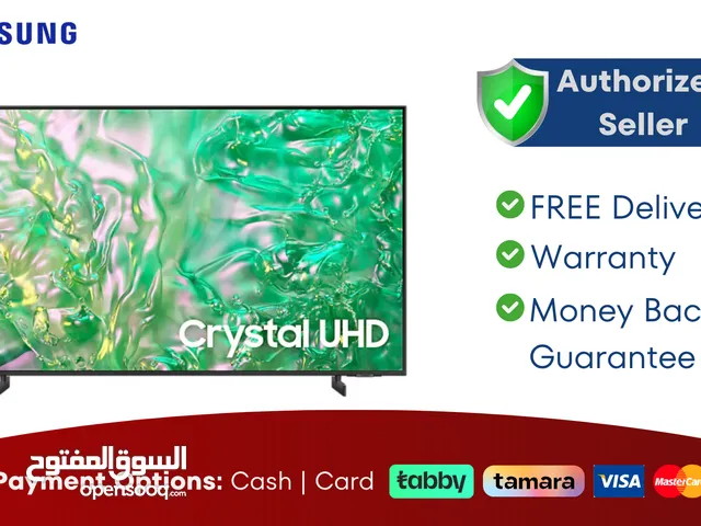 Samsung 43" Smart TV - 4K, 43DU8000