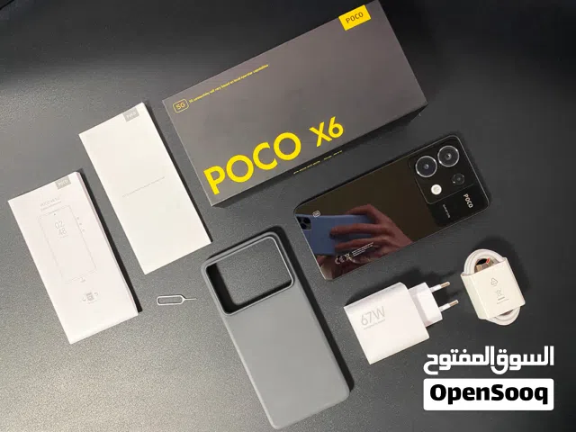 Xaiomi Poco x6 12/256 نسخة سنبدراقون