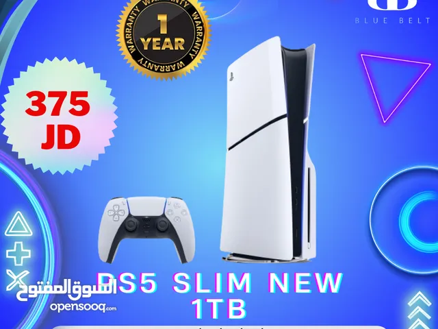 بلايستيشن 5 سلم جديد مكفول سنة بأفضل سعر  PS5 SONY SLIM NEW 1TB (1YEAR WARRANTY)