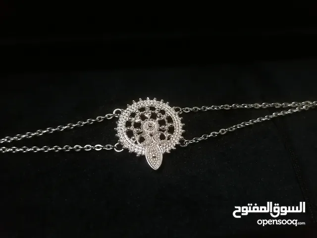 سنسله وخاتم فضة عيار 925