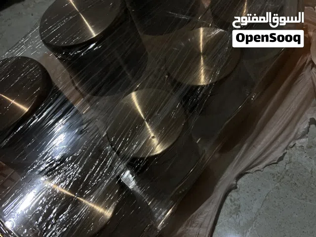 طقم مرتبانات جميل جداً ، لون برونزي عدد 7 ، 3 كبير و 4 صغير مع ستاند