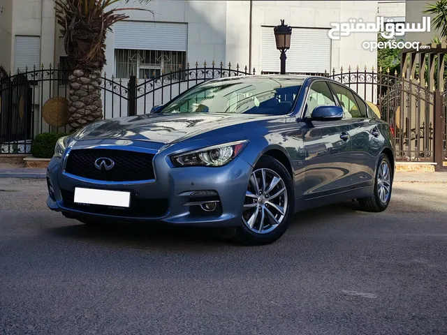 إنفنتي Q50 موديل 2017 ، وارد شركة محرك 2.0 تيربو 211 حصان جير أوتوماتيك 7