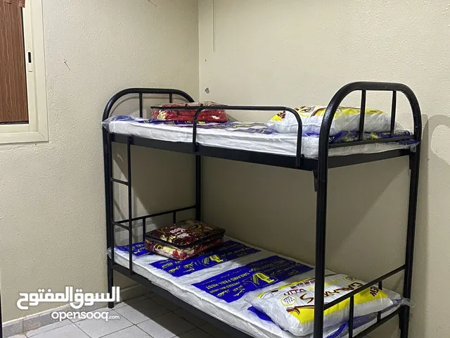 سرير حديد دورين دور واحد مرتبة طبي بطانية مخده جديد